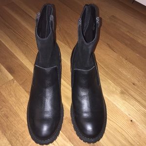 Lori Goldstein Lug short Riding boot Black 11